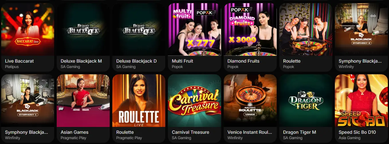 Parimatch Live Casino: živí dealeři, blackjack, ruleta a baccarat online