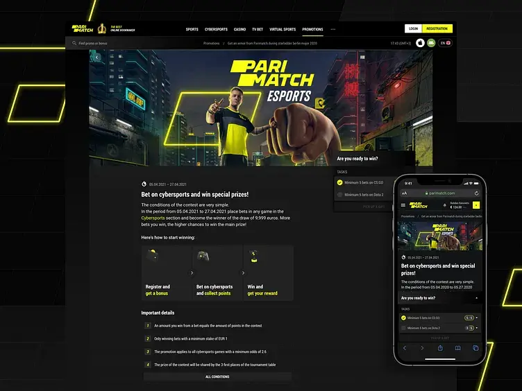 Parimatch promo kód: aktivace bonusu, free bet a aktuální nabídky